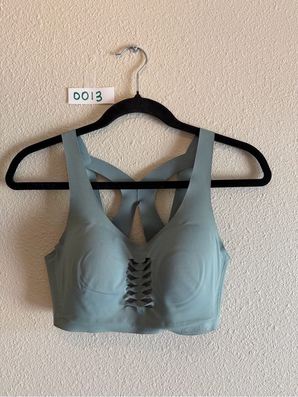 Victoria's Secret Sage Green Strappy Sports Bra